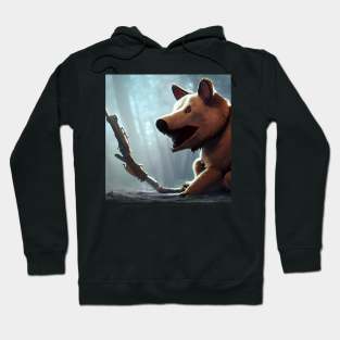 Just a bear in the woods Hoodie